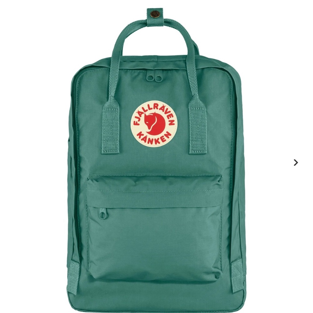 NWT Fjallraven Kanken Laptop 15 " Backpack in Frost Green